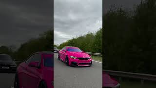 Bmw m4 ￼ pink color [upl. by Aiuqenehs]