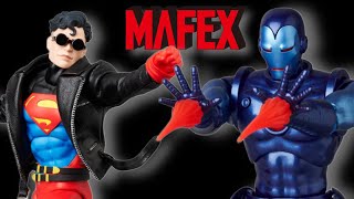 Mafex Superboy and Iron Man Stealth REVEALED [upl. by Odrareve]