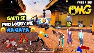 गलती से Pro Loby में आ गया 🥹  HEAL BATTLE WITH ENEMY  Solo Vs Squad  Nalla Free Fire [upl. by Boyce]