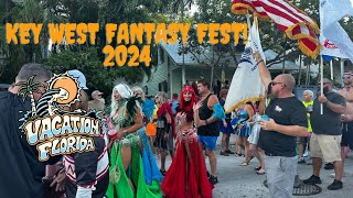 Key West Fantasy Fest Parade 2024 – Bold Bright and Unbelievable [upl. by Atekehs]