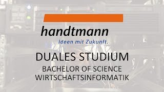 Handtmann Ausbildung  Duales Studium Bachelor of Science  Wirtschaftsinformatiker mwd [upl. by Yremrej]