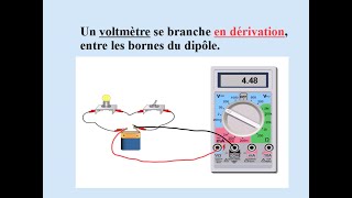 Utiliser un VOLTMETRE pour mesurer une TENSION [upl. by Audris893]