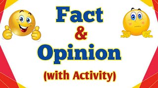 Fact and Opinion with Activity [upl. by Reivaj]