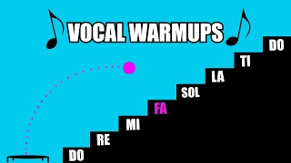 5 Fun Vocal Warmups SOLFEGE SingAlong [upl. by Worden]