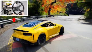 Drifting in CarX Street PC with Steering Wheel 4K [upl. by Rocco269]