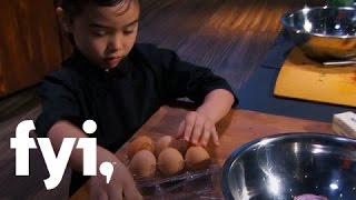 Man vs Child Chef Showdown The Omelette Challenge S1 E4  FYI [upl. by Eniamraj433]