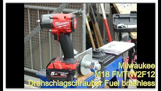 Milwaukee M18 FMTIW2F12 Drehschlagschrauber Fuel brushless [upl. by Auhsej534]