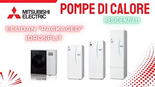 Pompe di Calore Mitsubishi Ecodan “Packaged” con gas R32 [upl. by Sheldon]