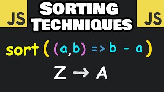 Learn JavaScript SORTING in 6 minutes 🗃 [upl. by Mages]