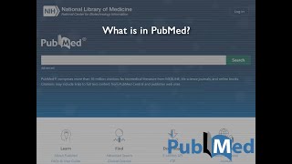 What is in PubMed [upl. by Sand]