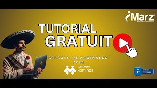 Tutorial del Cálculo de Aguinaldo en CONTPAQi Nóminas por iMARZ 21Noviembre2024 [upl. by Dorolice]