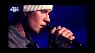 Justin Bieber  Lonely Live At Capital Jingle Bell Ball 2021 [upl. by Llenel630]