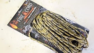 Fire Cord 550 Paracord put to the Test [upl. by Adneram]