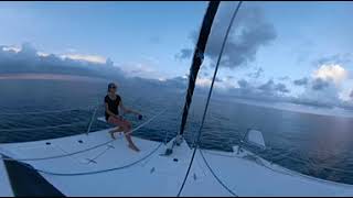 On the Sea Off of Beaufort SC  360 degree video [upl. by Ahsiekat]