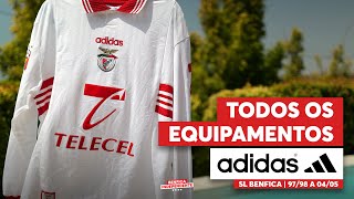 EQUIPAMENTOS ADIDAS DO BENFICA  9798 a 0405 [upl. by Nednerb]