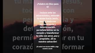 ¡Palabra de Dios para ti dios palabradedios mensajedejesus [upl. by Anairdna]