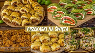 PRZEKĄSKI na WIGILIE i ŚWIĘTA 5 prostych i pysznych propozycji [upl. by Akemrehs22]