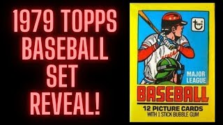 ICONIC 1979 TOPPS BASEBALL SET REVEAL [upl. by Annaes]