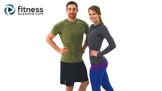 40 Minute At Home Butt and Thigh Workout  Lower Body Workout with Kelli and Daniel [upl. by Mannes377]