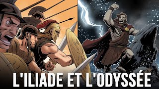 LILIADE et lODYSSÉE dHomère COMPLET Lhistoire des plus grandes aventures de la mythologie [upl. by Ylliw]