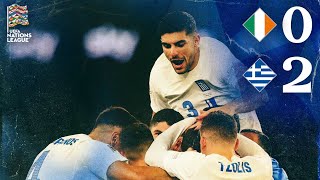 Ireland vs Greece 02 Highlights UEFA Nations League 202425 [upl. by Nerrol]