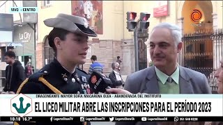 El Liceo Militar abre las inscripciones para el período 2023 [upl. by Sivel60]