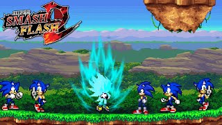 SSF2 Mods Buff Hyper Perfect Nazo vs Sonics [upl. by Limaa482]