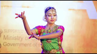 Gokula nilaya krupaalaya keerthanamLord Krishna Bharatnatyam Dance Anvi Soni performence [upl. by Ecurb889]