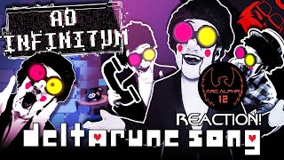 REACTION The Stupendium Spamton G Spamton Song quotAd Infinitumquot Deltarune [upl. by Retla]