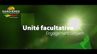 Unité facultative engagement citoyen [upl. by Henigman]