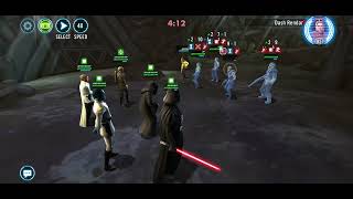 Empire vs Dash Rendar  5v5  TW  SWGOH [upl. by Icyaj994]