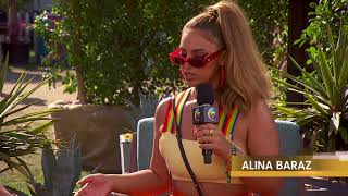 Alina Baraz Interview  Coachella 2018 [upl. by Corri]