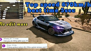 Gearbox Toyota GT86  Subaru BRZ Car Parking 99hp Tune up  inner [upl. by Nylhtak]