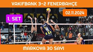 Vakıfbank 32 Fenerbahçe Medicana 02112024 [upl. by Mumford]