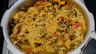 Veg Biryani  Quick amp Easy Veg Biryani in Pressure Cooker  Vegetable Biryani [upl. by Ardnossac]