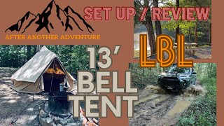 13 Regatta Bell Tent  Erected at LBL  Land Between The Lakes With a Review After 3 Days [upl. by Hyman]