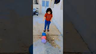 Minal Telling the colors of the balloon youtubeshorts viralvideo shorts trending [upl. by Wetzel78]