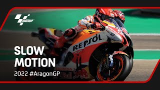 MotoGP™ in slow motion  2022 AragonGP [upl. by Ettezil]