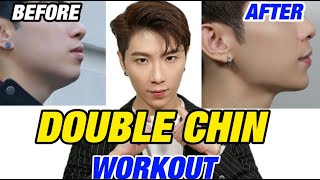 REMOVE Double Chin Workout  Slim Down Your Chin in 7 days  極速去除雙下巴運動  ISSAC YIU [upl. by Aronson]