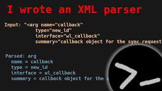 Writing an XML parser to regain some sanity [upl. by Anavoig512]