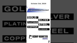 Daily Scrap Metal Price Alert  October 3 2024 [upl. by Amimej653]