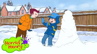 Henrys Snow War  Horrid Henry  Horrid Christmas  Cartoons for Children [upl. by Rebane]