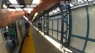 Investigation continues after bodycam video released of police shooting at Brooklyn subway station [upl. by Aihpos]