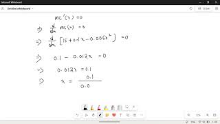 Application of differentiation in economics Part 1 [upl. by Solracnauj]