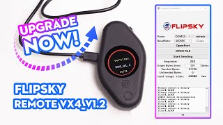 Flispsky Remote Controller VX4V12 Firmware Update Tutorial [upl. by Mandell]