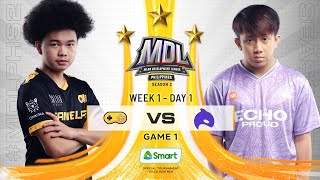 MDL PH S2 W1D1 GLAB vs ECHO Game 1 [upl. by Amrita]