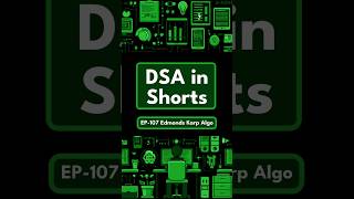 DSA in Shorts  EP107 EdmondsKarp Algorithm  Network Flows [upl. by Nirrat]