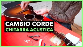 Montare le corde e accordare una chitarra classica in pochi minuti [upl. by Nerrol]