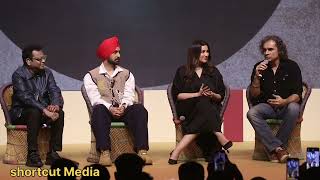 AR RahmanDiljit DosanjhParineeti Chopraamp team full interviewtheir new flim Amar Singh Chamkila [upl. by Enalb]