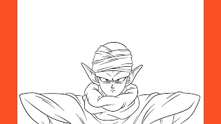 How To Draw Piccolo Dragon Ball Super [upl. by Dam]